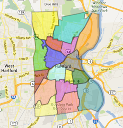 map Hartford CT